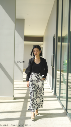 Áo vest lửng đen