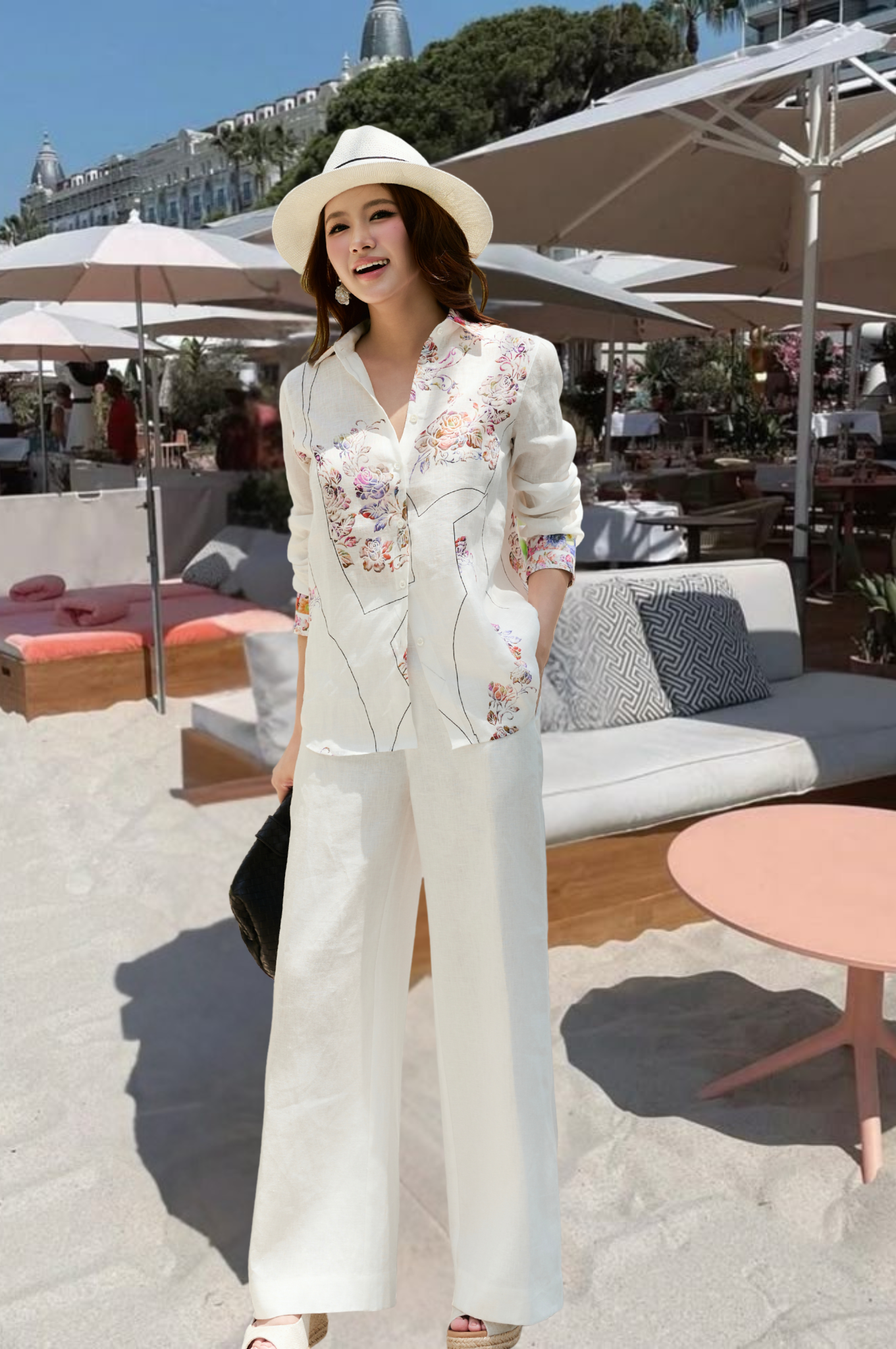 Áo sơmi họa tiết linen - Hình ảnh 6