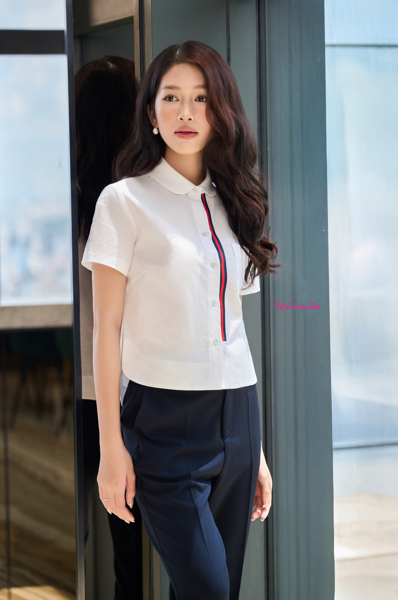 Áo sơmi tay ngắn linen - Hình ảnh 2