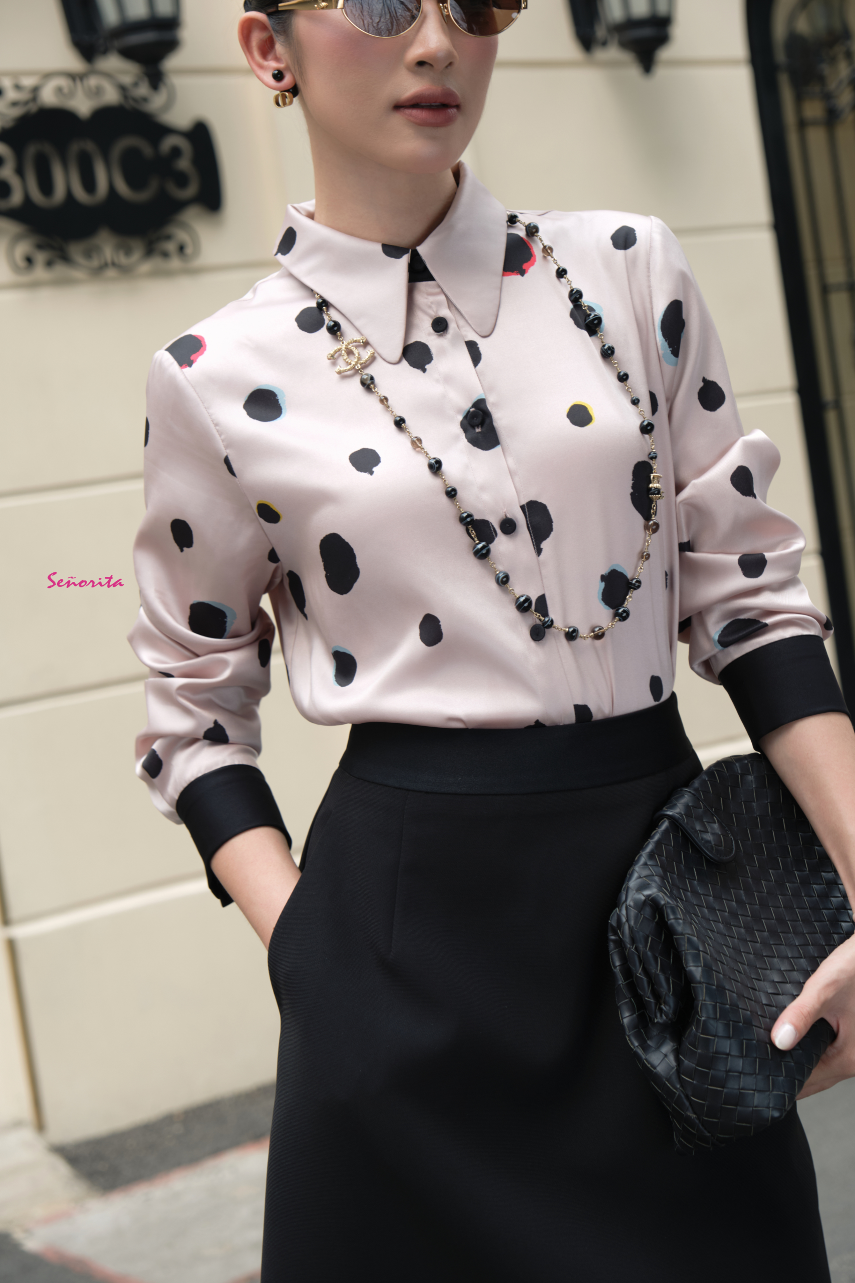 Chân váy chữ A phối lưng - Hình ảnh 3